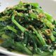 Stir Horenso with Minced Garlic