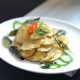Deep Fried Eggplant with spicy salted egg