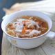 Fish Lip Soup Combination with Mushroom
